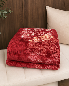 Ruby Floral Sunshine AC Comforter – 1 Piece – folded product view