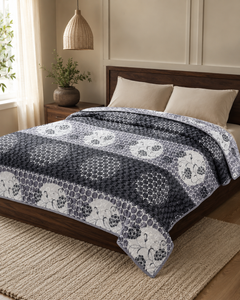 Charcoal Medallion Band Sunshine AC Comforter – 1 Piece – hero product view