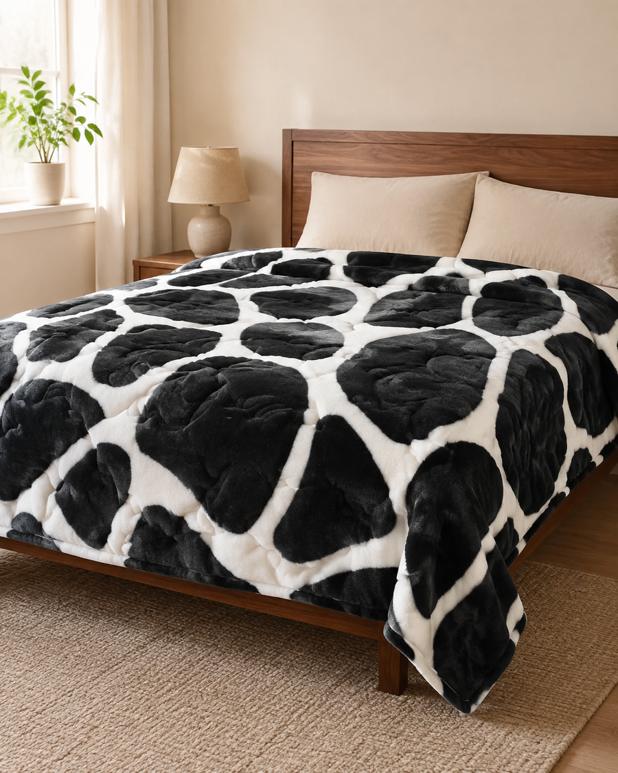 Charcoal Pebble Floral Sunshine AC Comforter – 1 Piece – hero product view