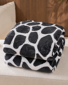 Charcoal Pebble Floral Sunshine AC Comforter – 1 Piece – folded product view