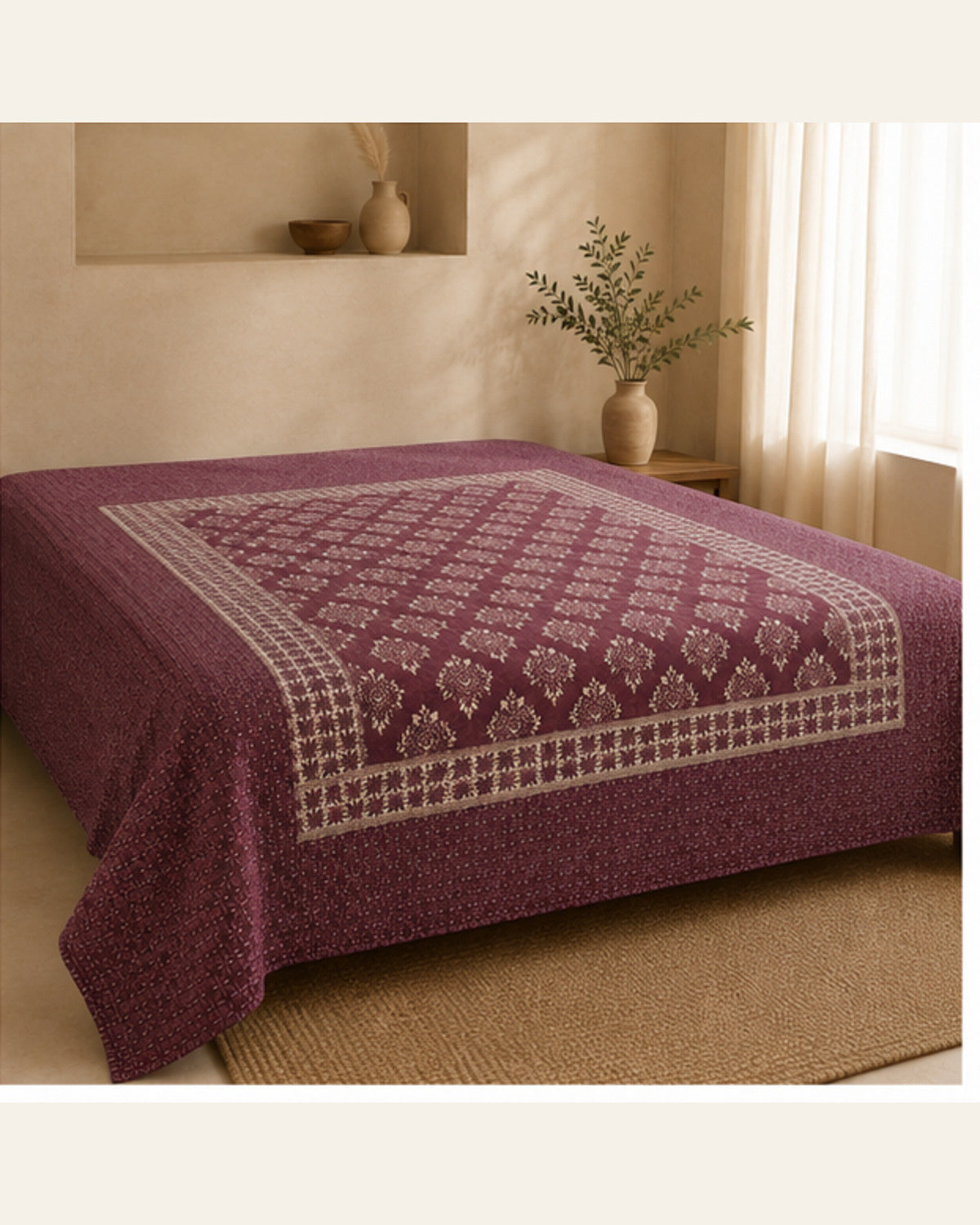 BIN-VJ-DIA-BERRY bedding lifestyle side view