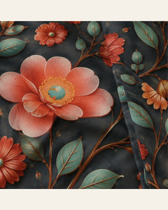 BIN-3DP-WA0032 bedding material and pattern detail