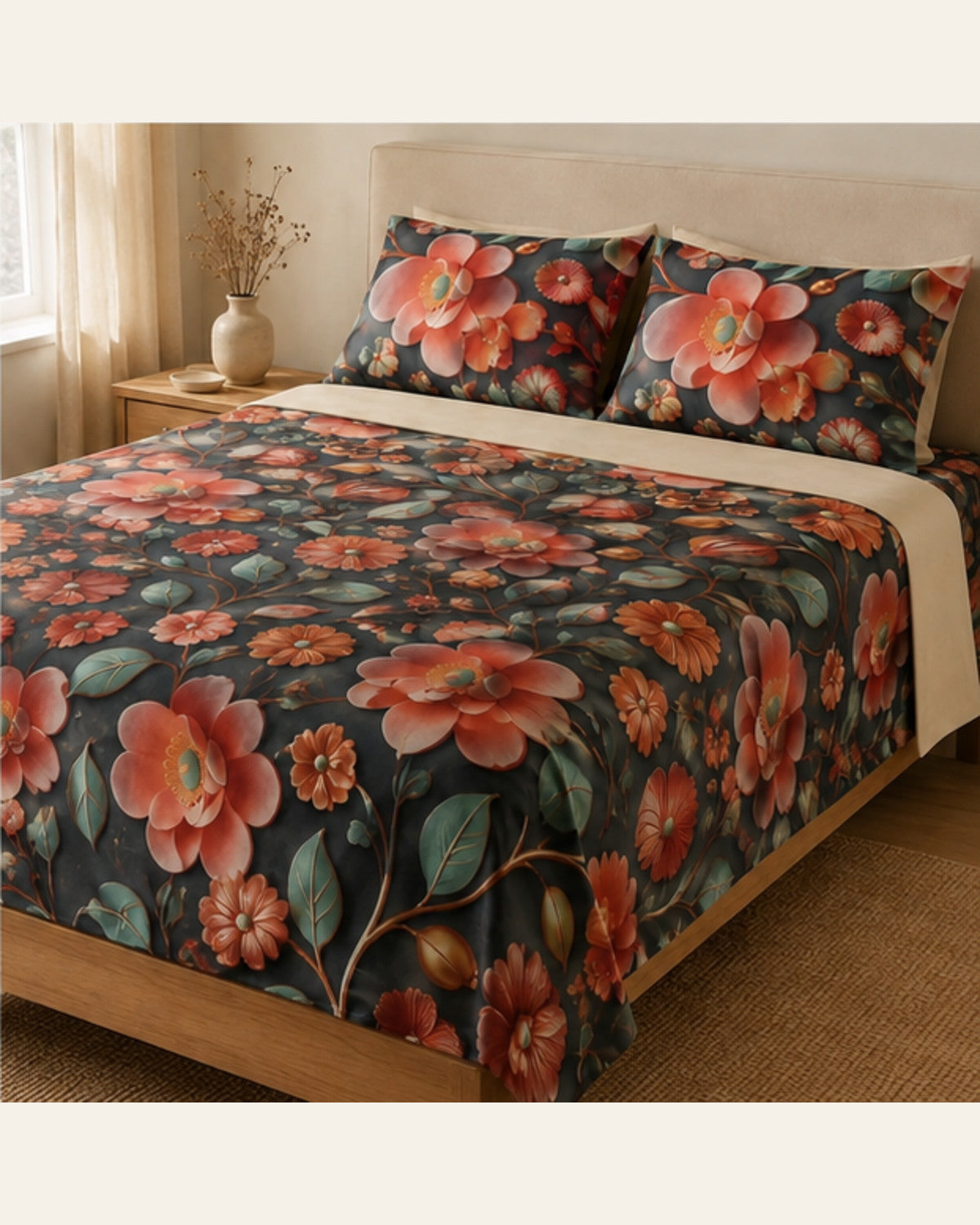 BIN-3DP-WA0032 bedding lifestyle side view
