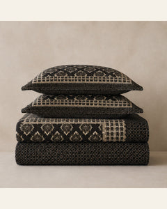 BIN-VJ-DIA-ESPRESSO bedding folded set