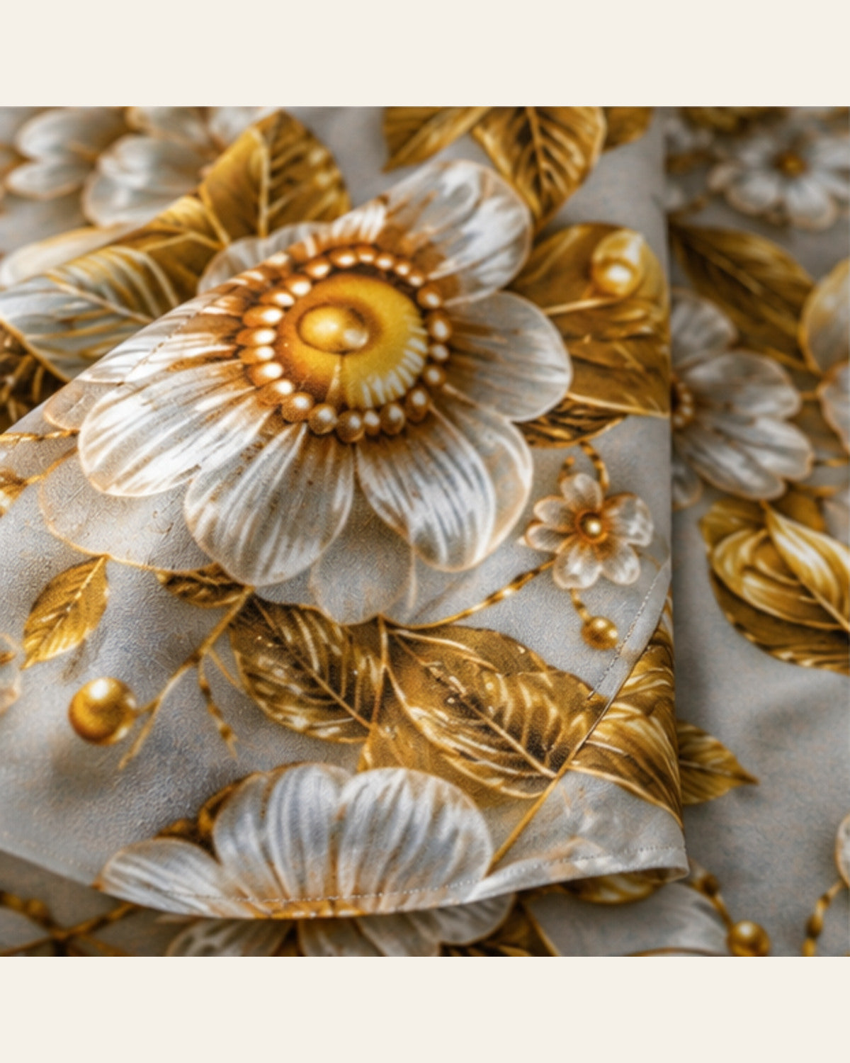 BIN-3DP-WA0033 bedding material and pattern detail