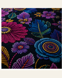 BIN-3DP-WA0034 bedding material and pattern detail