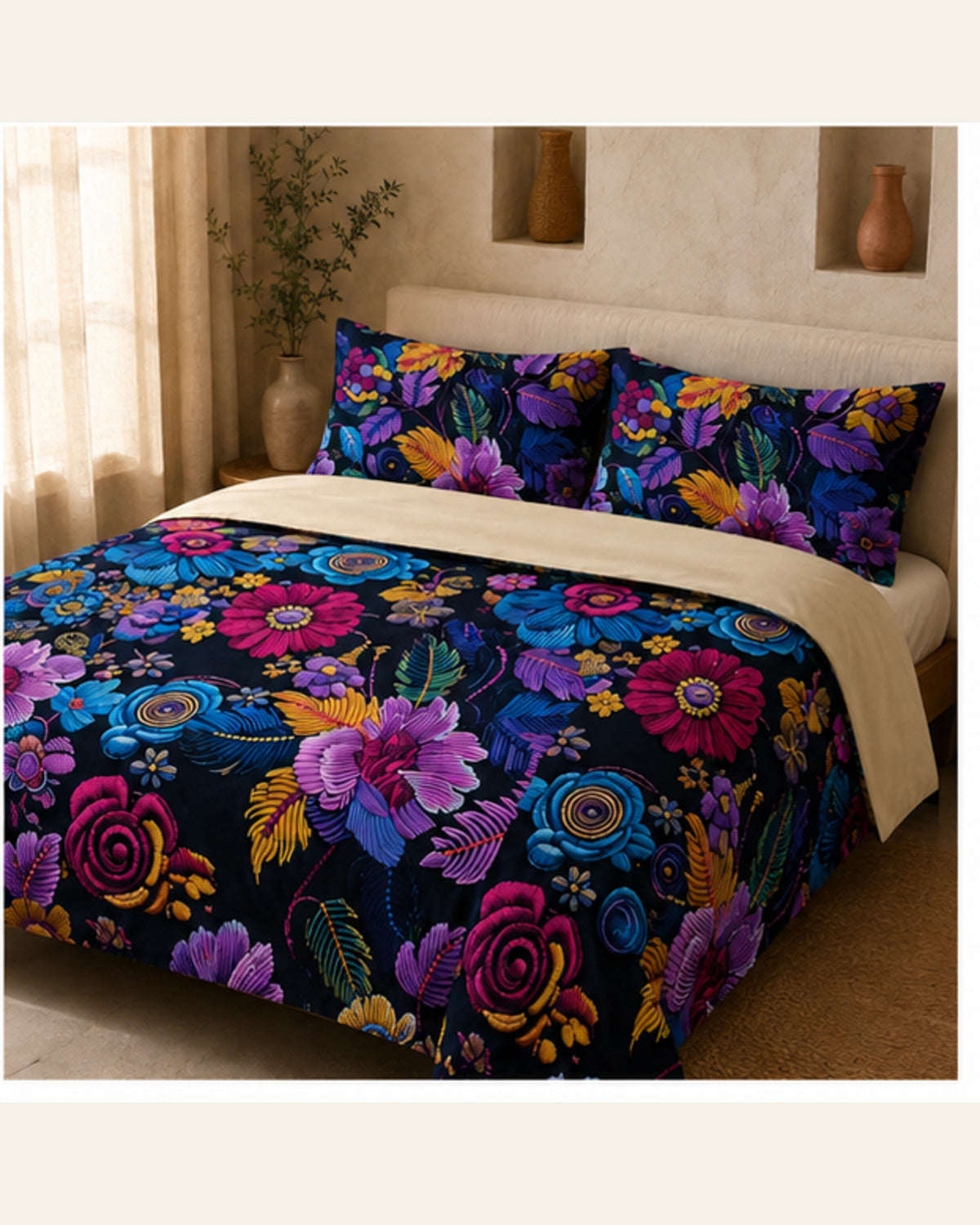 BIN-3DP-WA0034 bedding lifestyle side view