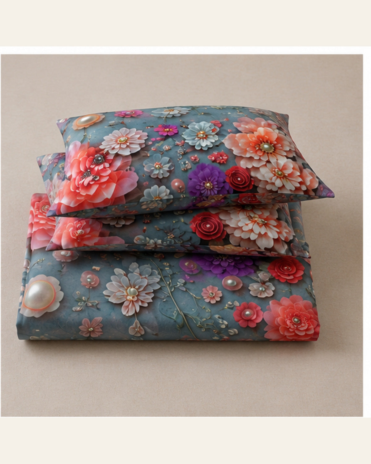 BIN-3DP-WA0036 bedding folded set