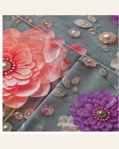BIN-3DP-WA0036 bedding material and pattern detail