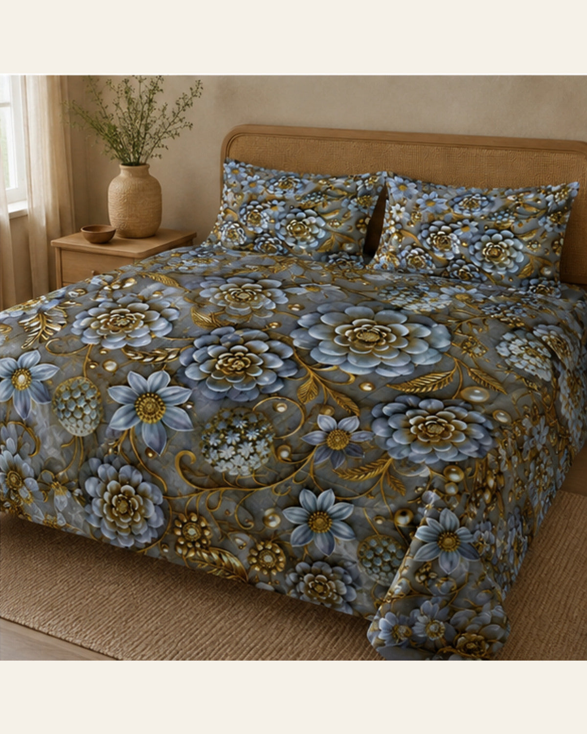BIN-3DP-WA0040 bedding lifestyle side view