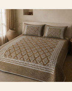 BIN-VJ-DIA-TAUPE bedding lifestyle side view